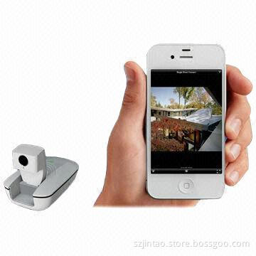 CMOS Wireless IP Camera, Supports Home Network Multichannel Camera View (Up to 4 Cameras)